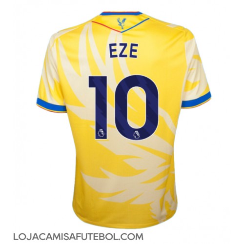 Camisa de Futebol Crystal Palace Eberechi Eze #10 Equipamento Secundário 2024-25 Manga Curta